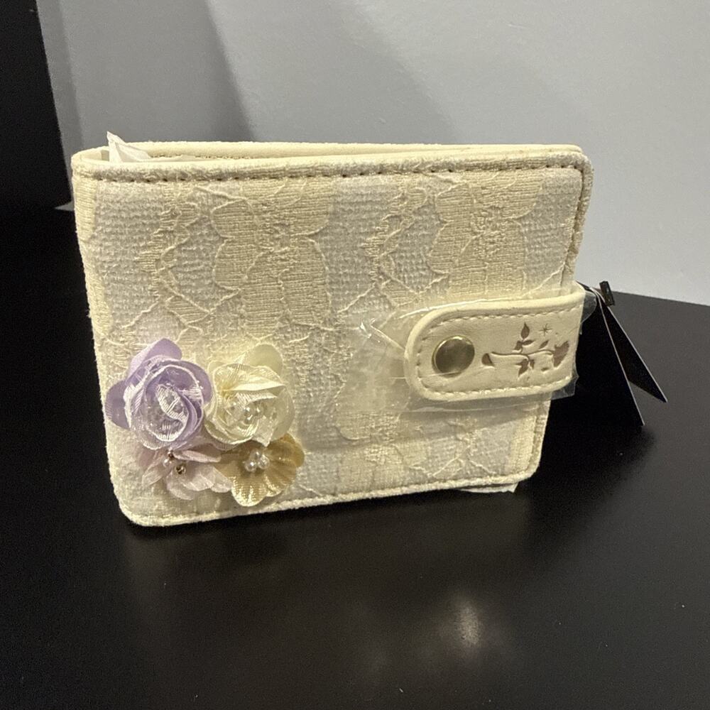 Loungefly Wallet Disney Beauty and the Beast Lace Floral Ballroom Dance NWT